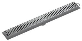 Ralo Linear Flat 50cm Grelha Cromada Tigre