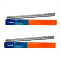 Ralo Linear Grelha Cromada 70cm Para Banheiro Tigre Kit C/ 2