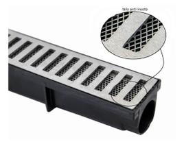 Ralo Linear Grelha em Aluminio 6x50 com caixa coletora + Tela Anti inseto Sifonado escoamento de agua quintal piscina Ralo Linear Grelha em Aluminio 6x50 com caixa coletora + Tela Anti inseto Sifonado escoamento de agua quintal piscina