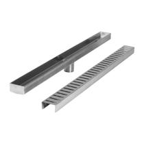 Ralo Linear Grelha Perfurada 70x5cm Saída Vertical Central Ralo Linear Grelha Perfurada 70x5cm Saída Vertical Central
