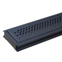 Ralo Linear Grelha Perfurada Preta 15x30 Inox Área Externa JJM Black para Quintal Varanda Gourmet Ralo Linear Grelha Perfurada Preta 15x30 Inox Área Externa JJM Black para Quintal Varanda Gourmet