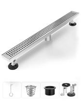 Ralo Linear HTOH 24" em Aço Inoxidável com Acabamento Níquel Escovado Ralo Linear HTOH 24" em Aço Inoxidável com Acabamento Níquel Escovado