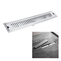 Ralo Linear Inox 50cm Anti Odor Anti Inseto Banheiro Area Externa Lavabo Quintal Piscina Resistente Higienico Seguro - Ralos e Toneiras Ralo Linear Inox 50cm Anti Odor Anti Inseto Banheiro Area Externa Lavabo Quintal Piscina Resistente Higienico Seguro - Ralos e Toneiras