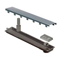 Ralo Linear Inox 50cm c/ Saída Extremidade Versatile 4252
