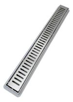 Ralo Linear Inox 5x50 Com Tela Anti Insetos E Coletor Cinza Ralo Linear Inox 5x50 Com Tela Anti Insetos E Coletor Cinza