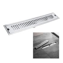 Ralo Linear Inox 60cm Anti Odor Anti Inseto Banheiro Area Externa Lavabo Jardim Quintal Resistente Higienico Grelha Ralo Linear Inox 60cm Anti Odor Anti Inseto Banheiro Area Externa Lavabo Jardim Quintal Resistente Higienico Grelha