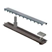 Ralo Linear Inox 75cm c/ Saída Extremidade Versatile 4258
