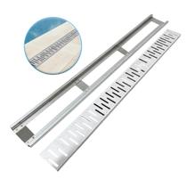 Ralo Linear Inox Oculto Invisível Piscina Área Lazer 100x10cm Ralo Linear Inox Oculto Invisível Piscina Área Lazer 100x10cm