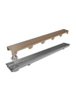 Ralo Linear Inox Ouro Polido 60 cm