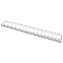Ralo linear invisível 5 X 50 cm branco vertex Ralo linear invisível 5 X 50 cm branco vertex