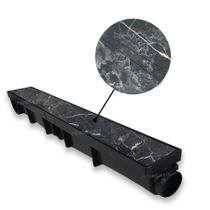 Ralo Linear Invisível 6x50 Gourmet Coletor Modular PRETO - Ficone Reis