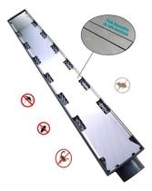 Ralo Linear Invisível 6x50cm Sifonado Anti Insetos Planox Alumínio