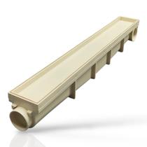 Ralo Linear Invisível Oculto Piso Porcelanato 50cm BEGE