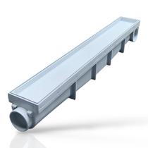 Ralo Linear Invisível Oculto Piso Porcelanato 50cm CINZA Ralo Linear Invisível Oculto Piso Porcelanato 50cm CINZA