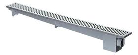 Ralo Linear Modulável Cinza C/ Grelha Cromada 70cm Herc