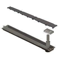 Ralo Linear Novii Pvc 75cm Tampa Oculta Sifonado Elleve