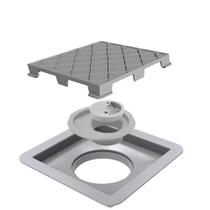 Ralo Linear Novii Quadrado Tampa Oculta 15x15cm Linear