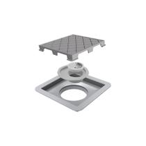 Ralo Linear Novii Seco Quadrado 4665 15x15 com Tampa Oculta Ralo Linear Novii Seco Quadrado 4665 15x15 com Tampa Oculta