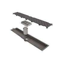 Ralo Linear Novii Sifonado 8887 50cm Saída Central com Tampa Oculta