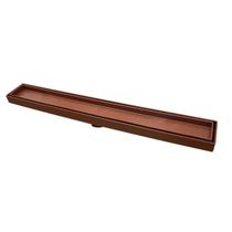Ralo Linear Oculto 5x50cm Marrom