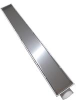 Ralo Linear Oculto 6X50Cm Sifonado Grelha Cega Inox Polido - Planox Alumínio