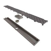 Ralo Linear Oculto 75 cm Seco com Saída Central 8881 Novii