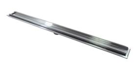 Ralo Linear Oculto 80cm X 6cm Saída Central Inox 304 M1nox Ralo Linear Oculto 80cm X 6cm Saída Central Inox 304 M1nox