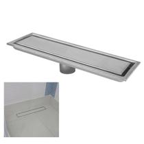 Ralo Linear Oculto Inox 40cm Banheiro Lavabo Anti Odor Anti Inseto Invisivel Resistente Higienico Seguro Ralo Linear Oculto Inox 40cm Banheiro Lavabo Anti Odor Anti Inseto Invisivel Resistente Higienico Seguro