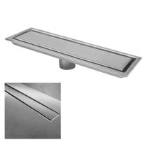 Ralo Linear Oculto Inox 40cm Banheiro Lavabo Anti Odor Anti Inseto Invisivel Seguro Higienico Resistente - Ralos e Toneiras Ralo Linear Oculto Inox 40cm Banheiro Lavabo Anti Odor Anti Inseto Invisivel Seguro Higienico Resistente - Ralos e Toneiras