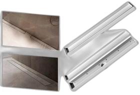 Ralo Linear Oculto Invisível 5X70 Para Banheiro Branco