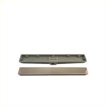 Ralo linear oculto invisível composto em fibra 10x70 cm tampa em aço inox
