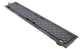 Ralo Linear Oculto Sifonado Tampa Invisível PVC 50 cm Novii