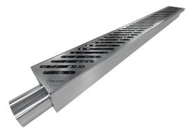 Ralo Linear Para Banheiro Aco Inox 80cm Escovado Box Antiodor Ralo Linear Para Banheiro Aco Inox 80cm Escovado Box Antiodor