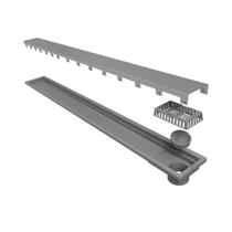 Ralo Linear Royal Tampa Inox 80cm Saída na Extremidade Ralo Linear Royal Tampa Inox 80cm Saída na Extremidade