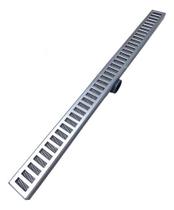 Ralo Linear Sifonado Anti Insetos 5x70cm Alumínio Banheiros Znubi