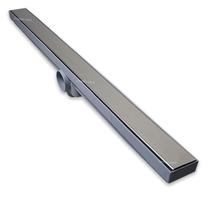 Ralo Linear Sifonado com Grelha Inox 5x70 Banheiro modelo Oculta Coletor Cinza - Ficone Reis
