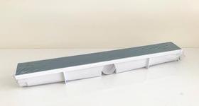 Ralo Linear Sifonado Continuo 6x50 cm Com Tampa de Inox - Danplastik