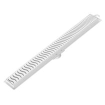 Ralo Linear Tigre Grelha Branca 70cm - TIGRE CAIXAS E RALOS Ralo Linear Tigre Grelha Branca 70cm - TIGRE CAIXAS E RALOS