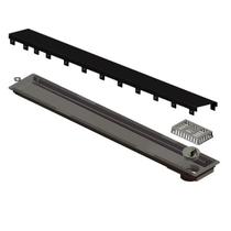 Ralo Linear Versatile Tampa Inox Black Matte 75 cm