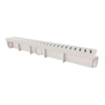Ralo Modular 6x50cm Com Grelha Abs Branco - 1906 - Estrela Ralo Modular 6x50cm Com Grelha Abs Branco - 1906 - Estrela