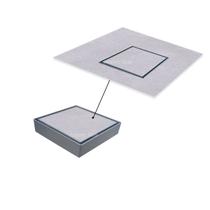 Ralo Oculto 10x10 Banheiro Cor Cinza Cola Piso Porcelanato Ralo Oculto 10x10 Banheiro Cor Cinza Cola Piso Porcelanato