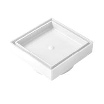 Ralo Oculto 10x10 Invisível Piso Porcelanato BRANCO - CLICK