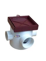 Ralo Oculto 10x10cm com caixa sifonada de 100mm Marrom Ralo Oculto 10x10cm com caixa sifonada de 100mm Marrom