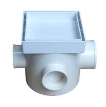 Ralo Oculto 15x15 com caixa sifonada de 100mm Branco Ralo Oculto 15x15 com caixa sifonada de 100mm Branco