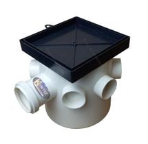 Ralo Oculto 15x15 com caixa sifonada de 150mm Preto