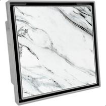 Ralo Oculto 15x15cm Tampa Invisível Aplicação Piso Porcelanato Ralo Quadrado Base Plástico Cinza Seca 15cm Válvula Antiodor Banheiro Varanda Box Ralo Oculto 15x15cm Tampa Invisível Aplicação Piso Porcelanato Ralo Quadrado Base Plástico Cinza Seca 15cm Válvula Antiodor Banheiro Varanda Box