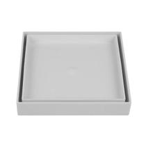 Ralo oculto Astra quadrado universal 15x15 Branco