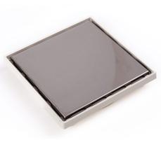 Ralo Oculto Base Em ABS E Grelha Inox Com Brilho Espelhado - Brec