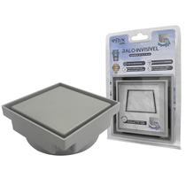 Ralo Oculto Duplo Cinza 10cm x 10cm da Flvx Hidro com Tampa e Base Plástica RINV10CIN Ralo Oculto Duplo Cinza 10cm x 10cm da Flvx Hidro com Tampa e Base Plástica RINV10CIN