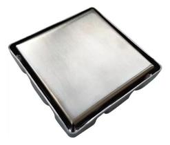 Ralo Oculto Duplo Inox 10 x 10cm Flux